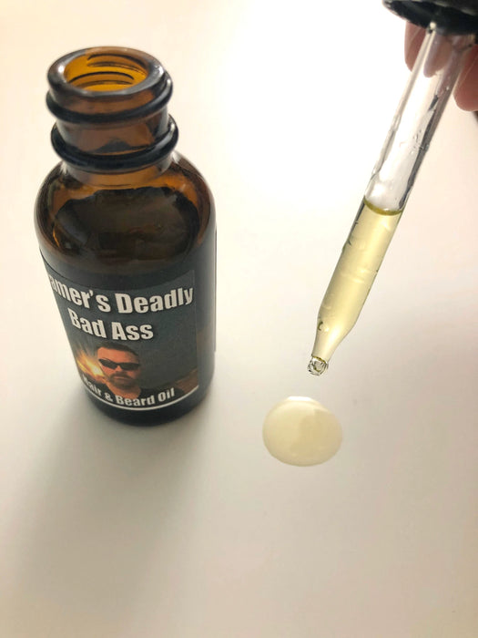 Kramers Deadly Ass Beard Oil Original Scent Nunchuck Master 2oz