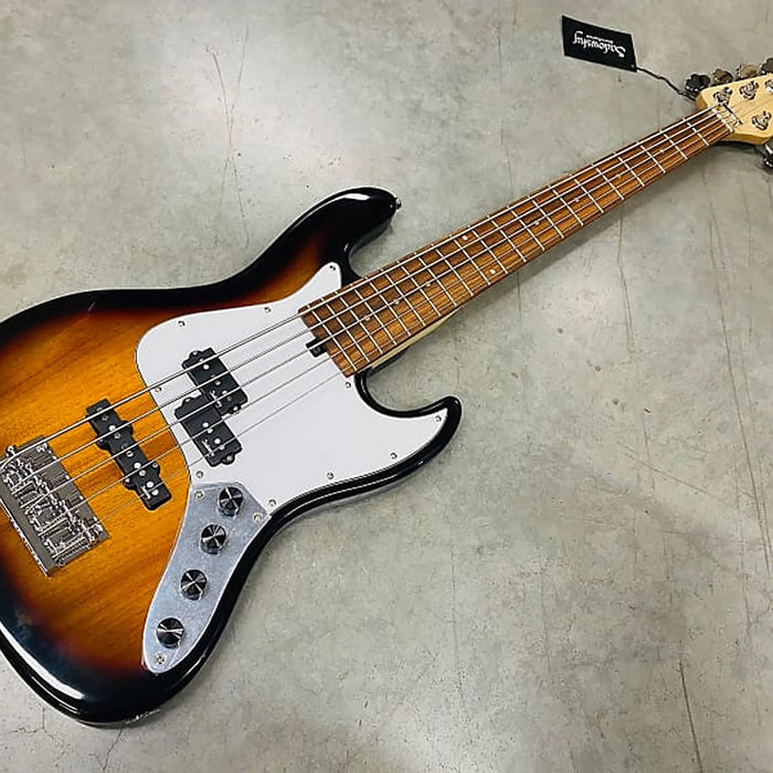 Sadowsky MetroExpress 21-Fret Hybrid P/J 5-String Electric Bass Tobacco Burst Transparent High Polish