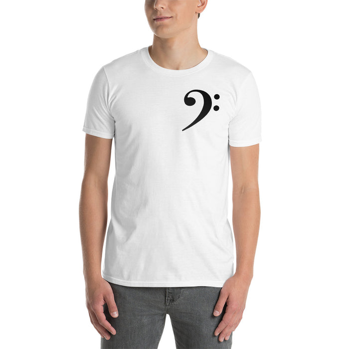Short-Sleeve Unisex Black Clef Left T-Shirt